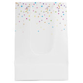 Geburtstagskucklings mit 30. Geburtstagsballon Mittlere Geschenktüte (Rückseite)