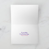 Geburtstagskugel Karte (Innenseite)