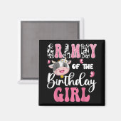 Geburtstagskuh der Geburtstagskinder 1. Geburtstag Magnet (Vorderseite/Rückseite)