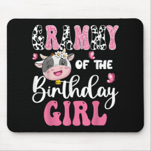 Geburtstagskuh der Geburtstagskinder 1. Geburtstag Mousepad