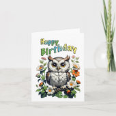 Geburtstagskuhu Dankeskarte (Vorderseite)