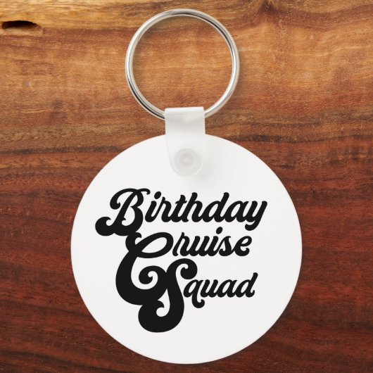 Geburtstagskuke Schlüsselanhänger (Vorderseite)