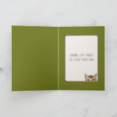 Geburtstagsküken bei Wildblumen Karte (Innenseite)