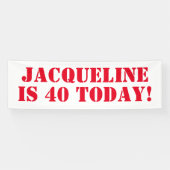 Geburtstagskündigung Banner (Horizontal)