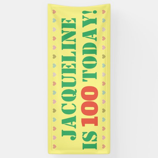 Geburtstagskündigung Banner (Vertikal)