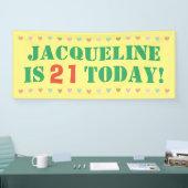 Geburtstagskündigung Banner (Messe)