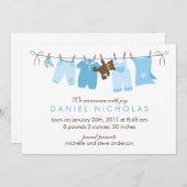 Geburtstagskündigung für Wäschetrockner Ankündigung (Vorne/Hinten)