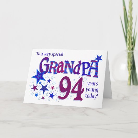 Geburtstagskunst des Opa mit Sternenkarte Feiertagskarte (Vorderseite)