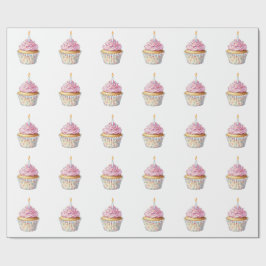 Geburtstagskupcake Geschenkpapier