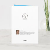 Geburtstagskupcake-Grußkarte Dankeskarte (Rückseite)