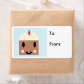 Geburtstagskuppcake Geschenketiketten (Insitu)