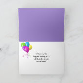 Geburtstagskuppel Karte (Innenseite)