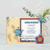 Geburtstagskurse Einladung (Stehend Vorderseite)