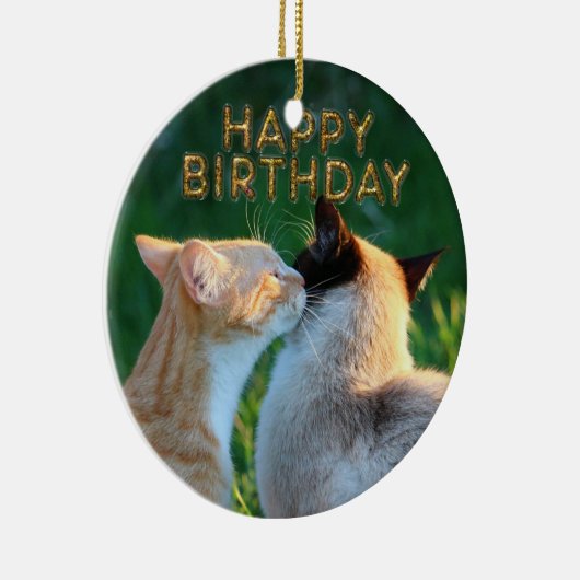 Geburtstagskuß Keramikornament (Rechts)