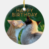 Geburtstagskuß Keramikornament (Hinten)