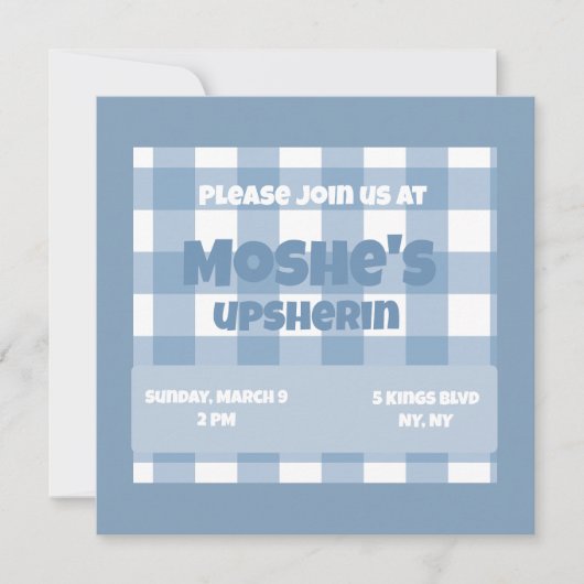 Geburtstagsladen Einladung (Vorderseite)