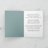 GeburtstagsLady Drink Morgenkaffee Karte (Innenseite)