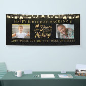 Geburtstagsleuchten Foto JAHRE IM MAKING Banner (Messe)