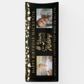 Geburtstagsleuchten Foto JAHRE IM MAKING Banner (Vertikal)