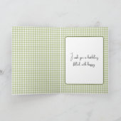 Geburtstagslily des Tals-Bunch Karte (Innenseite)