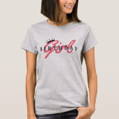 Geburtstagsmädagogik & Kronen, einfach, modern T-Shirt (Vorderseite)