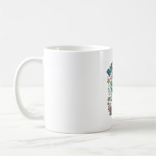 Geburtstagsmädchen 10 Meeresschildkröte Vintage-St Kaffeetasse