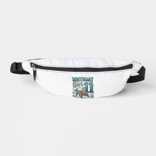 Geburtstagsmädchen 11 Meeresschildkröte Vintage-St Bauchtasche