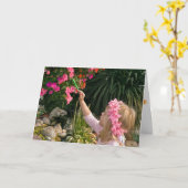 Geburtstagsmädchen-Blume Karte (Gelbe Blume)