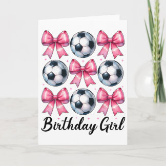 Geburtstagsmädchen Fußball Mädchen Fußball Mama Ma Karte