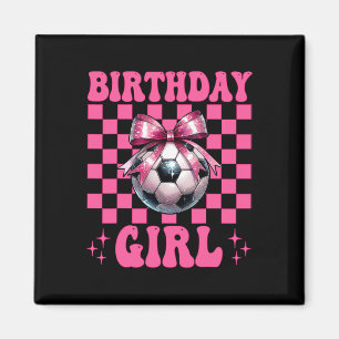Geburtstagsmädchen Fußball Mädchen Fußball Mama Ma Magnet