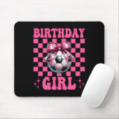 Geburtstagsmädchen Fußball Mädchen Fußballmutter M Mousepad (Mit Mouse)