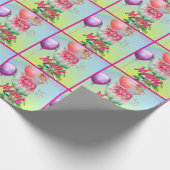 Geburtstagsmädchen geschenkpapier (Ecke)
