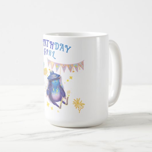 Geburtstagsmädchen Kaffeetasse (VorderseiteRechts)