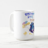 Geburtstagsmädchen Kaffeetasse (Vorderseite Links)