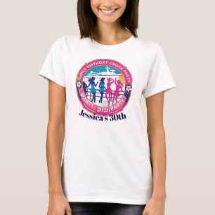 Geburtstagsmädchen-Party Individuelle Kreuzfahrt S T-Shirt