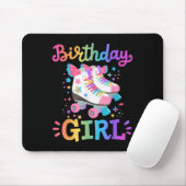 Geburtstagsmädchen Rollschuhe Rollschuhläufer Kind Mousepad (Mit Mouse)