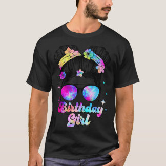 Geburtstagsmädchen Tie Dye Geburtstags-Shirts für T-Shirt