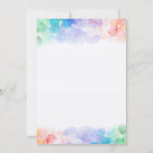 Geburtstagsmalerei Einladung (Rückseite)