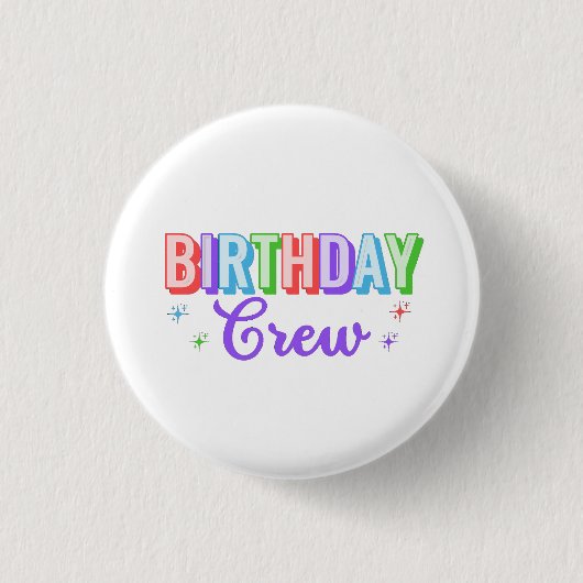 Geburtstagsmannschaft Button (Vorderseite)
