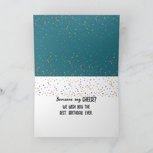 Geburtstagsmäuse mit Kamera Karte (Innenseite)