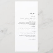 Geburtstagsmenü | Menü Feiern | Menükarte (Vorderseite)