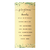 Geburtstagsmenü Werbekarte (Vorne)