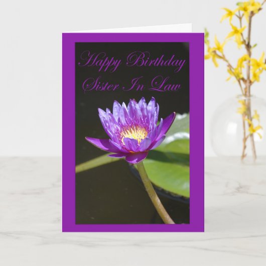 Geburtstagsministerin mit Jurakarte Karte (Gelbe Blume)