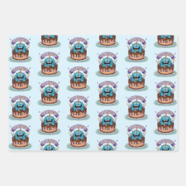 Geburtstagsmonster Geschenkpapier Set
