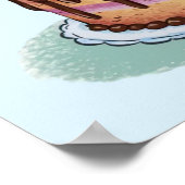 Geburtstagsmonster Poster (Ecke)