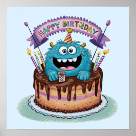 Geburtstagsmonster Poster