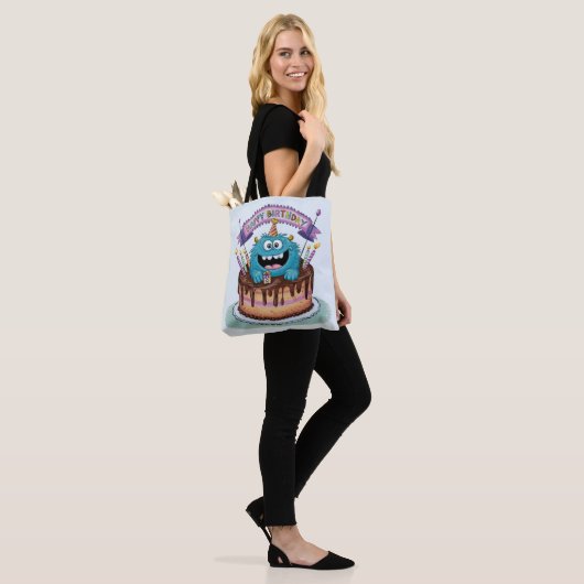 Geburtstagsmonster Tasche (Am Model)