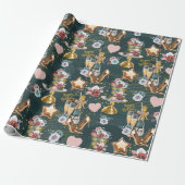 Geburtstagsmuster  geschenkpapier (Ungerollt)