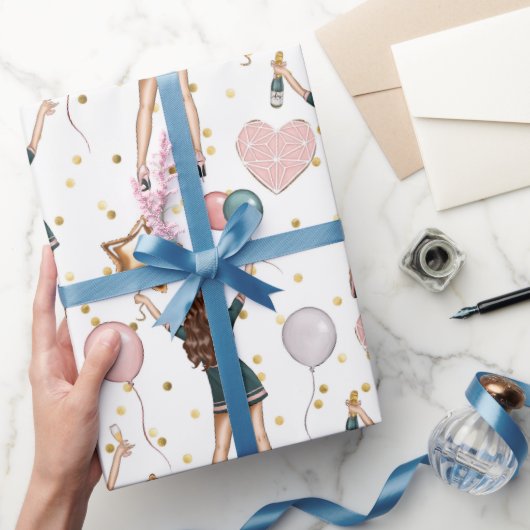Geburtstagsmuster geschenkpapier (Schenken)