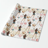 Geburtstagsmuster geschenkpapier (Ungerollt)